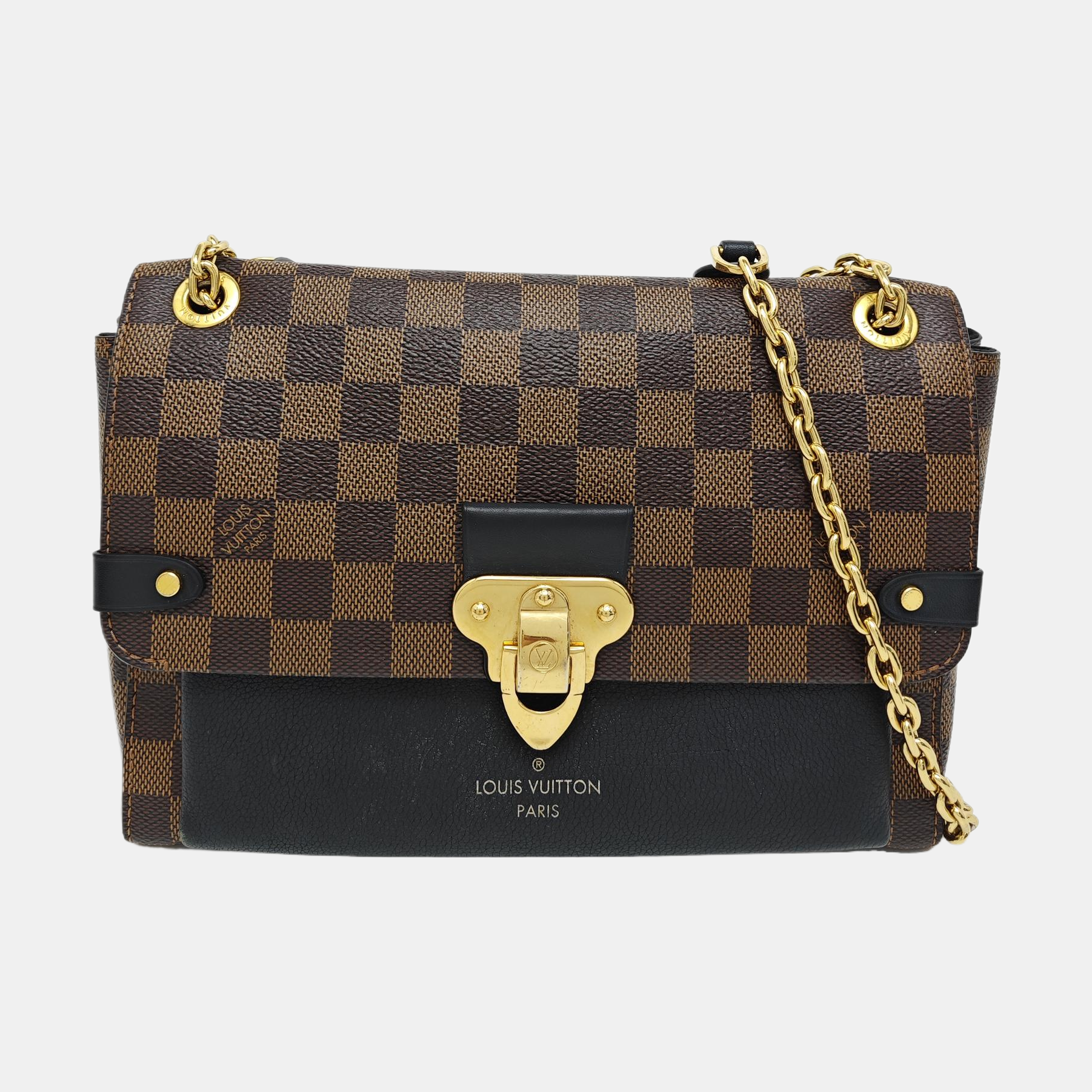 VAVIN PM Damier Ebene Coated Canvas Brown