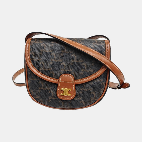 BESACE Mini Coated Canvas Brown