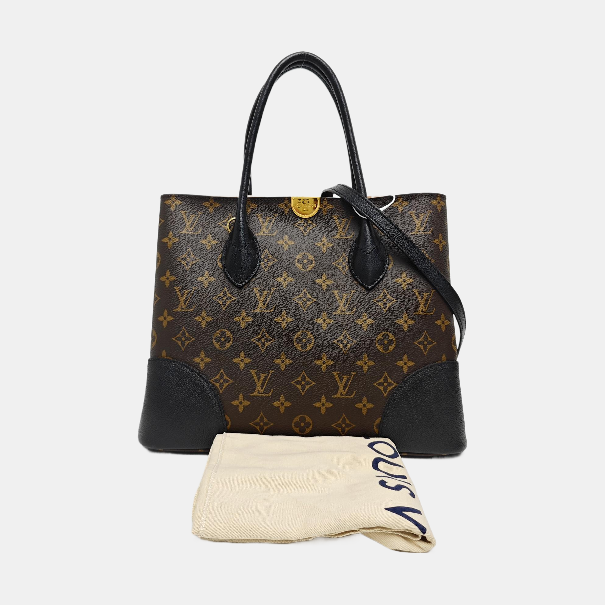 FLANDRIN Monogram Coated Canvas Brown