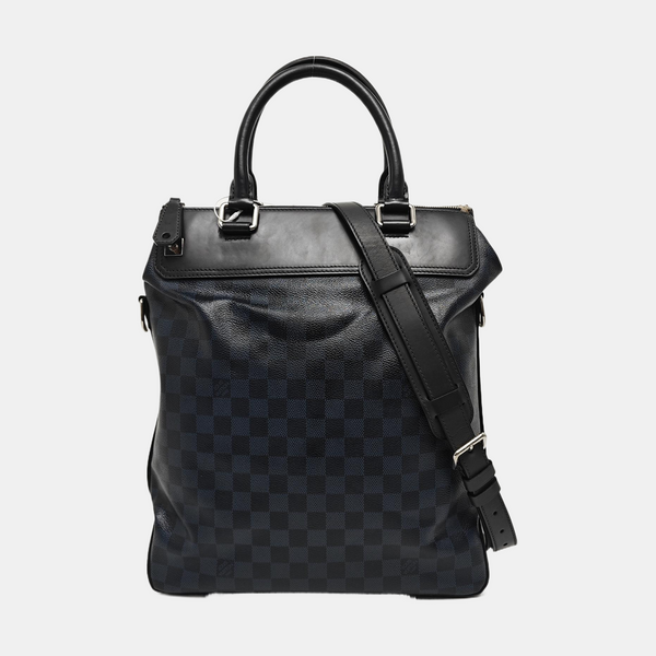 GREENWICH Damier Coated Canvas Blue