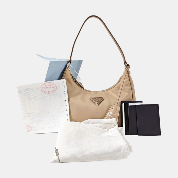 Re-Edition2005 Mini Nylon Beige