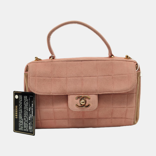 Quilted Suede Pink