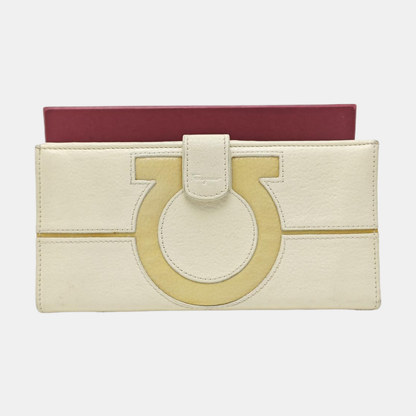 Calfskin Wallet White