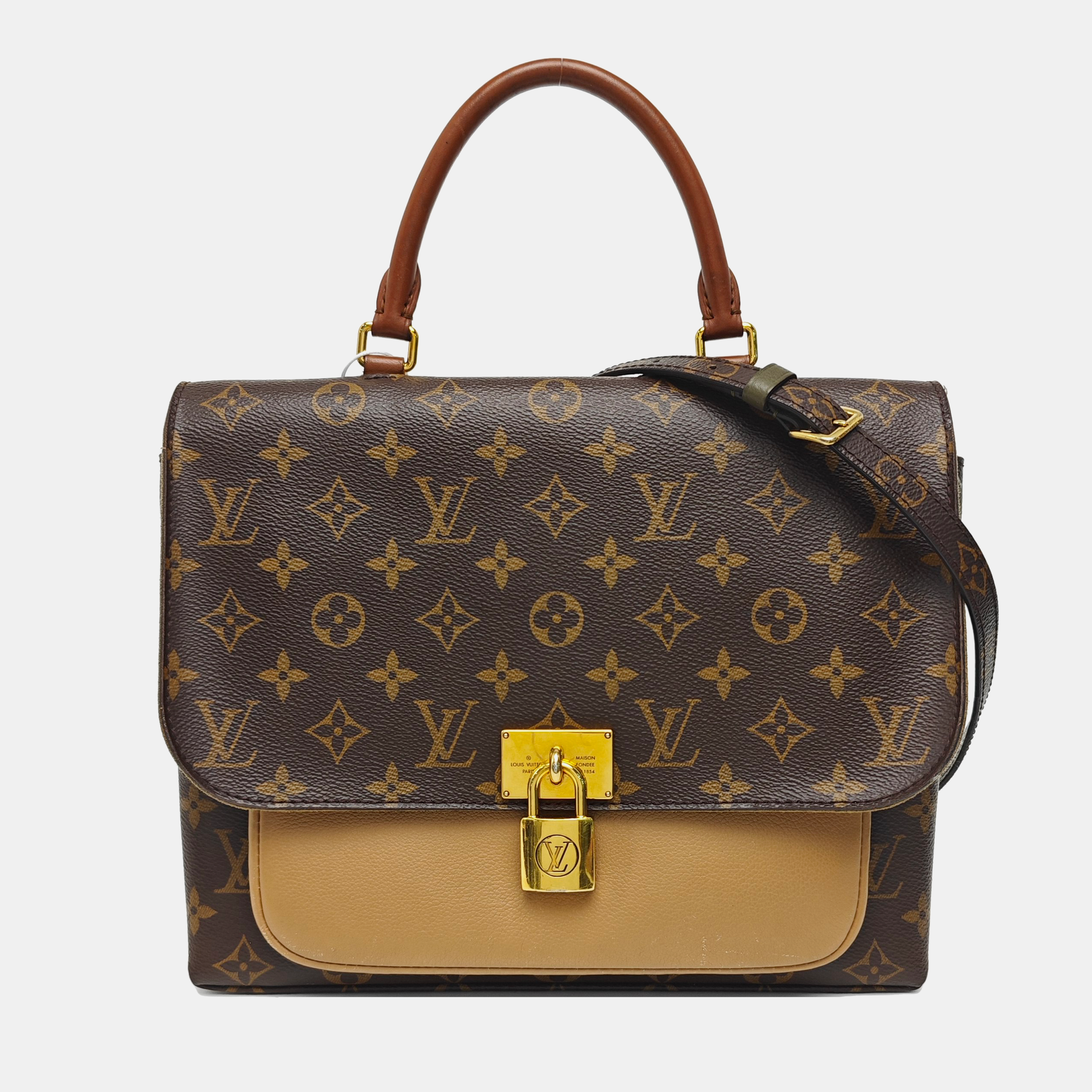 MARIGNAN Monogram Coated Canvas Brown