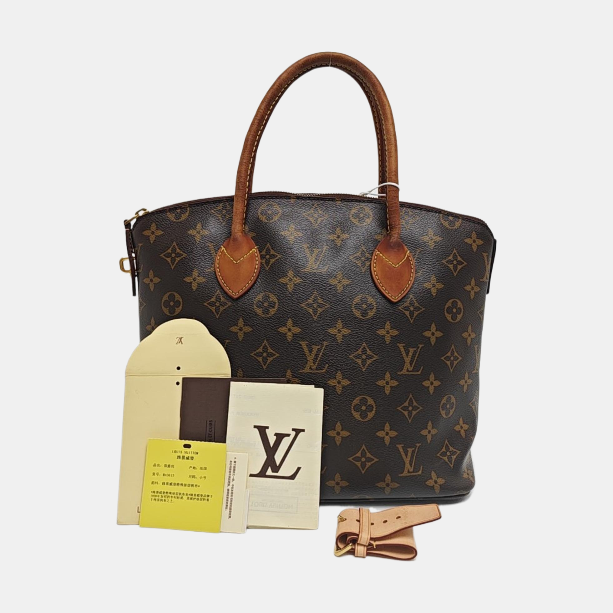 LOCKIT PM Monogram Coated Canvas Brown