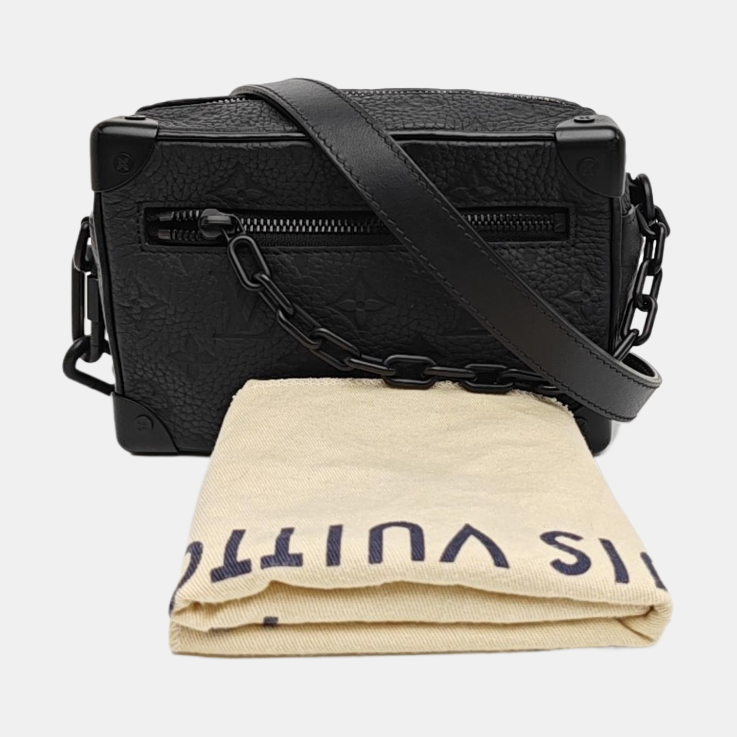 SOFT TRUNK Mini Monogram Calfskin Black