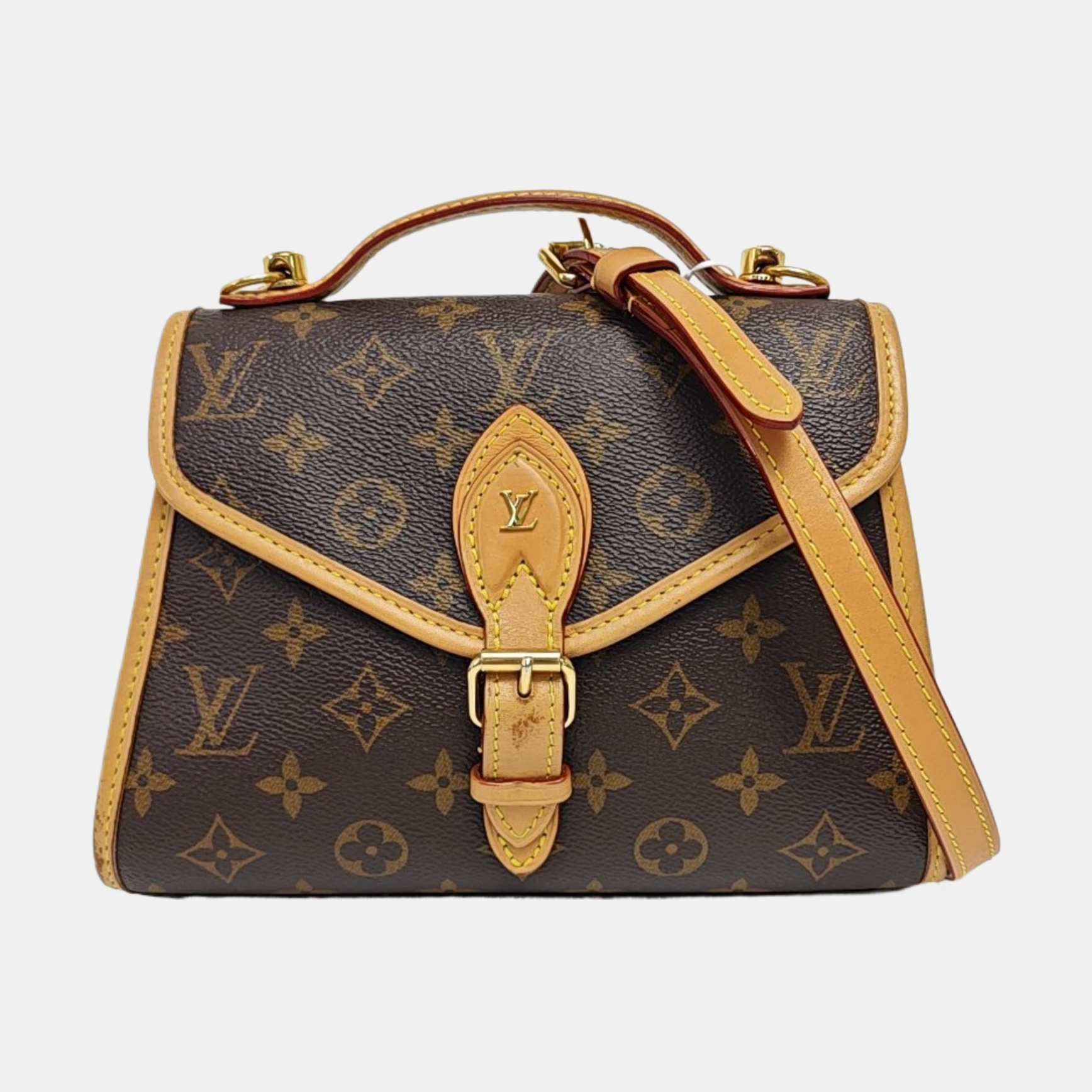 IVY Monogram Coated Canvas Brown