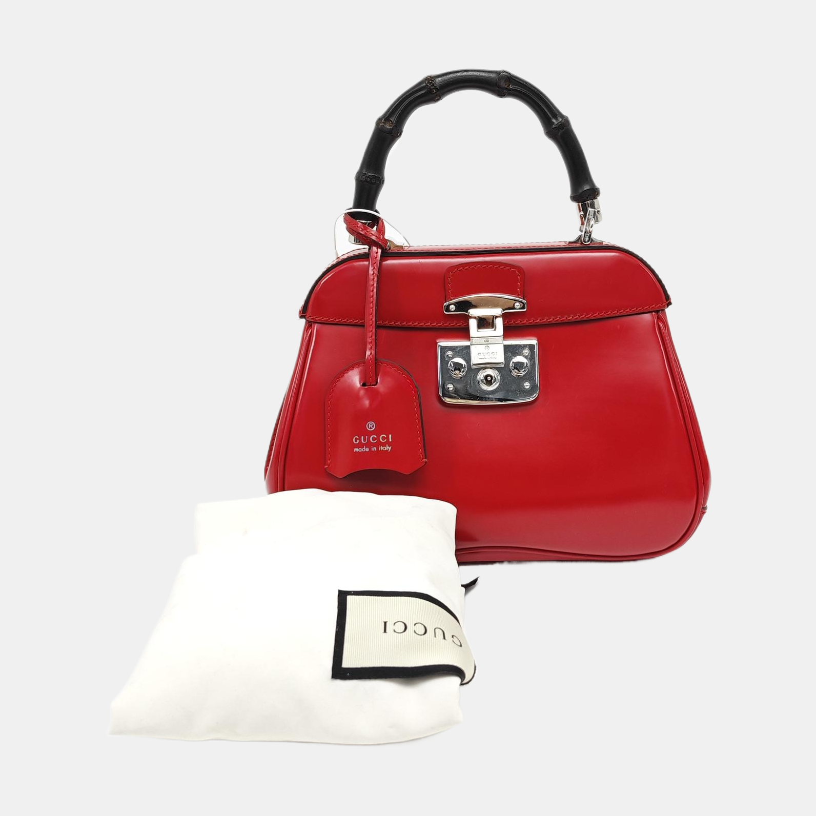 Lady Lock Calfskin Red