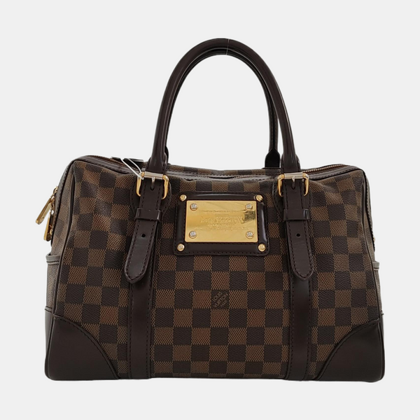 BERKELEY Damier Ebene Coated Canvas Brown