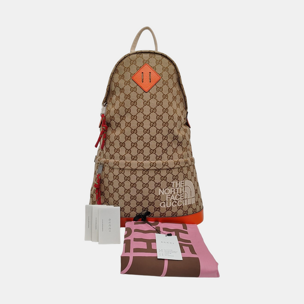 The North Face X Gucci Monogram Canvas Beige