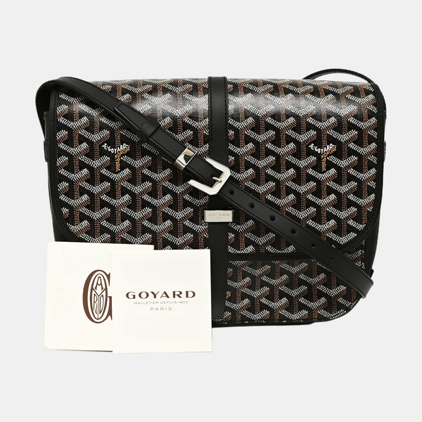 Belvedere Coated Canvas Black