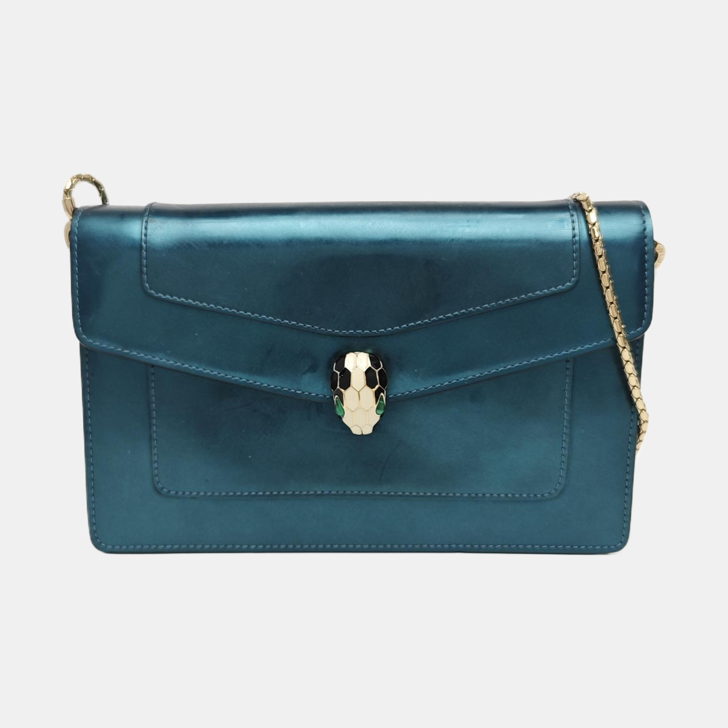 SERPENTI FOREVER Quilted Calfskin Blue