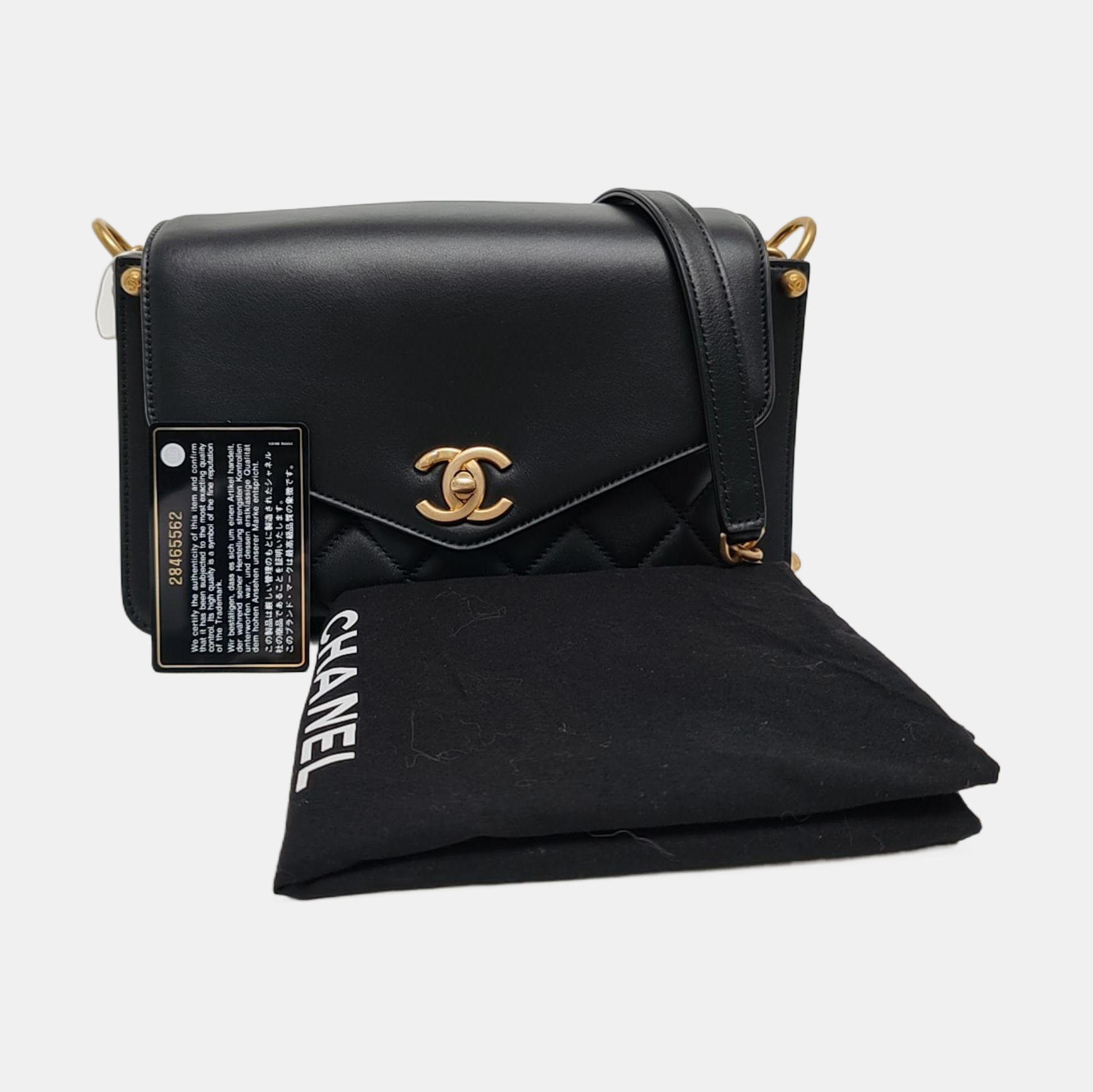 Quilted Calfskin Black
