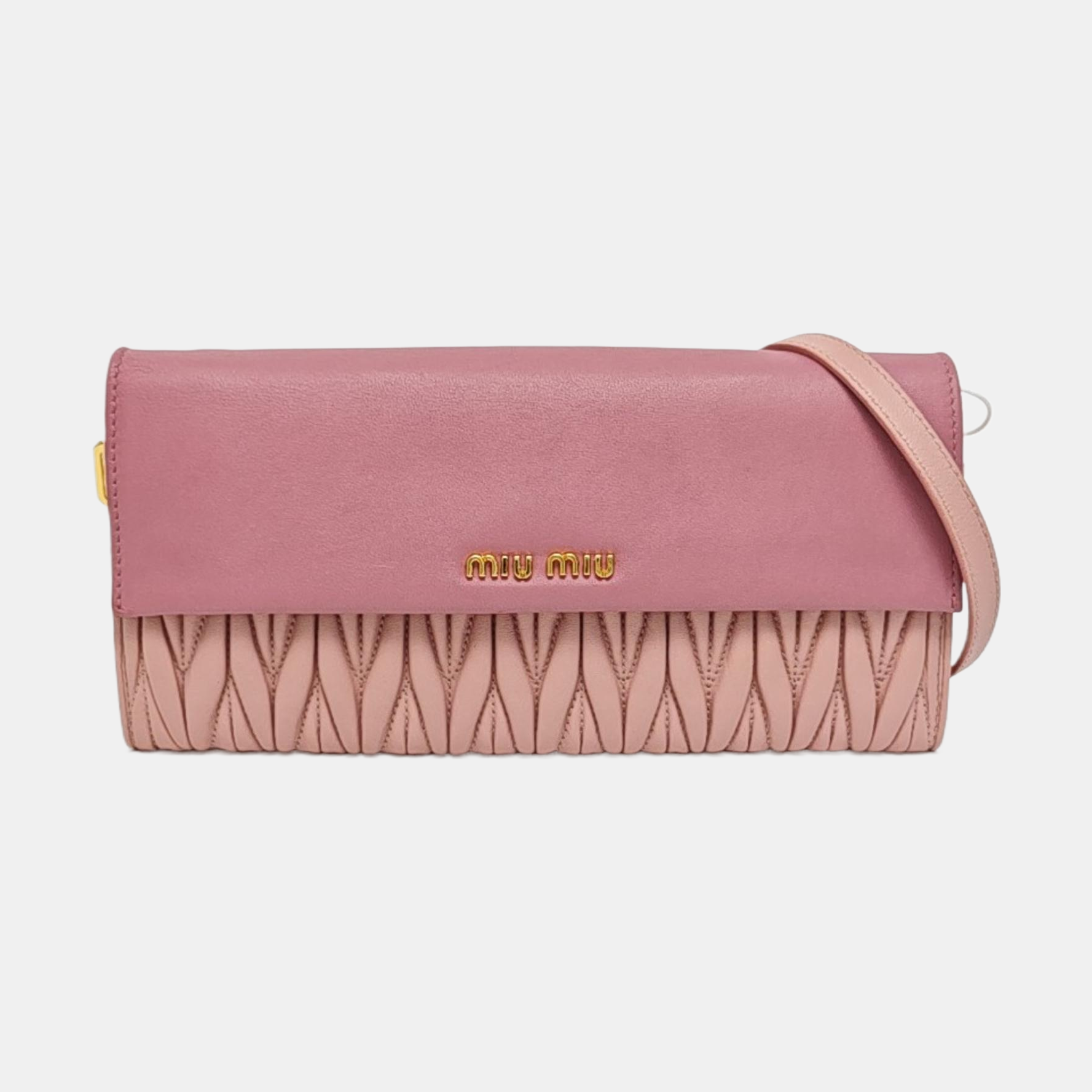 Quilted Lambskin Shoulder Bag Pink