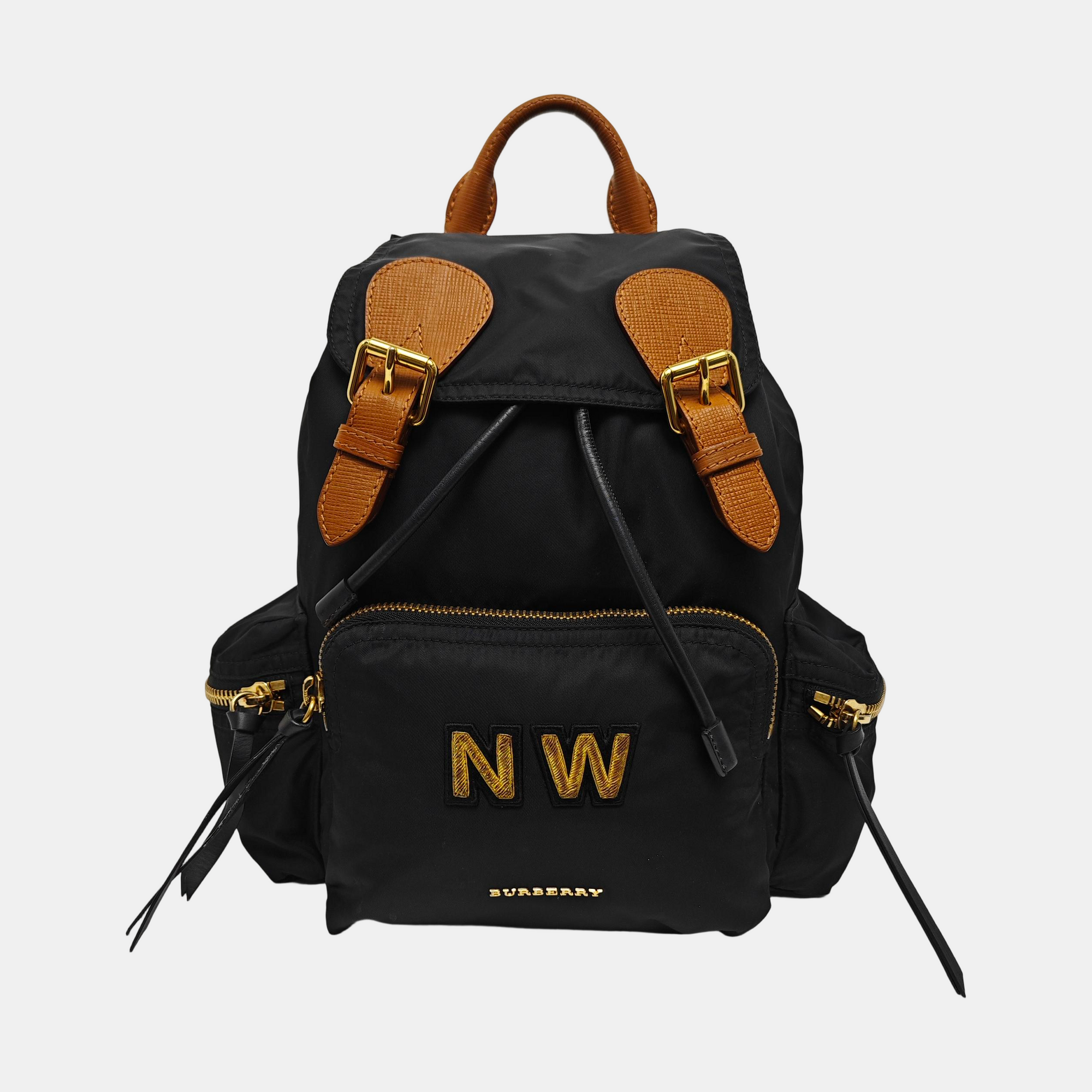 The Rucksack Medium Nylon Black