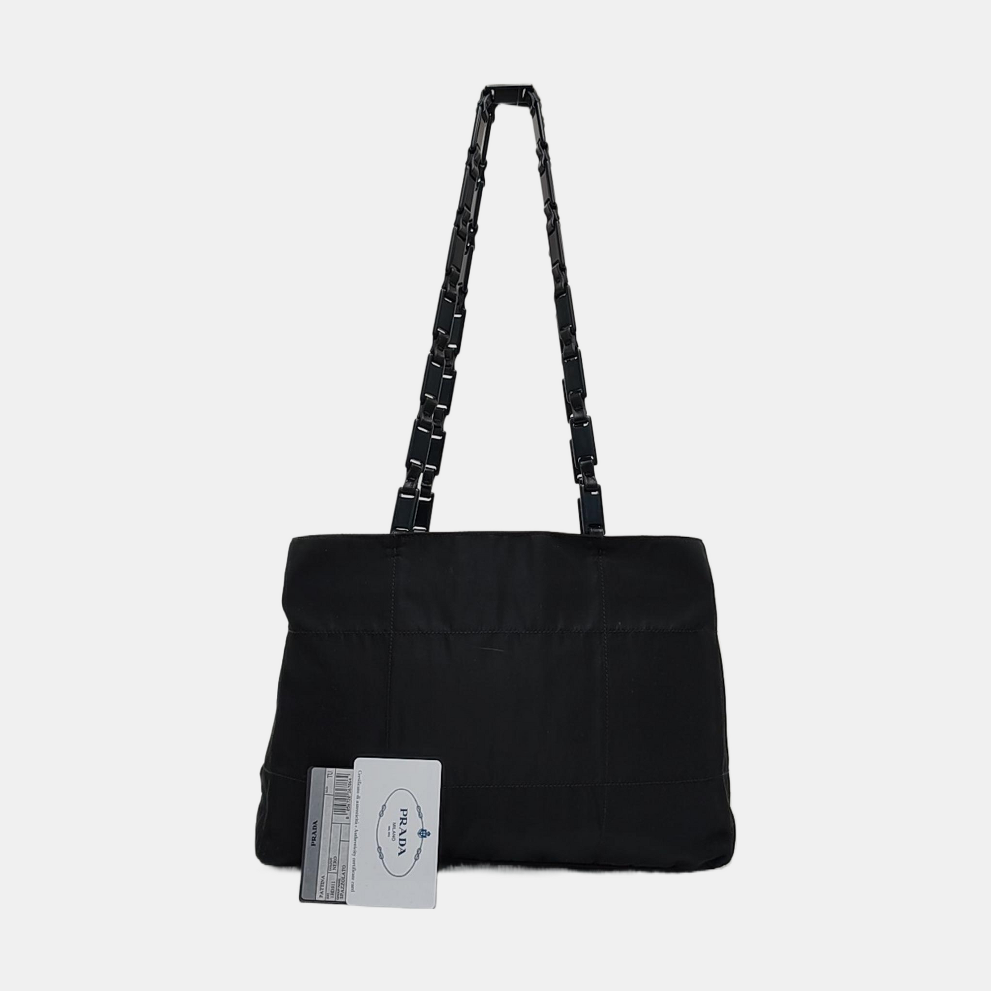 Nylon Tote Bag Black