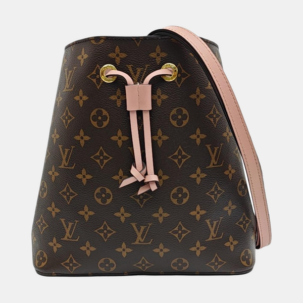 NÉONOÉ MM Monogram Coated Canvas Brown