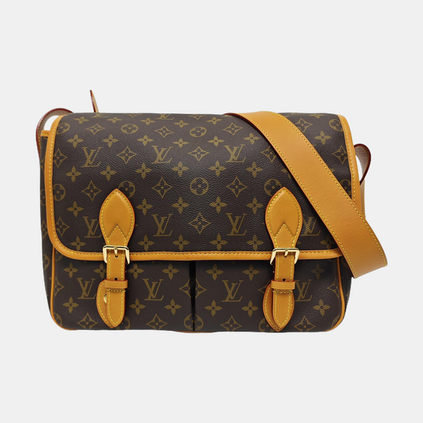 SATCHEL Monogram Coated Canvas Brown
