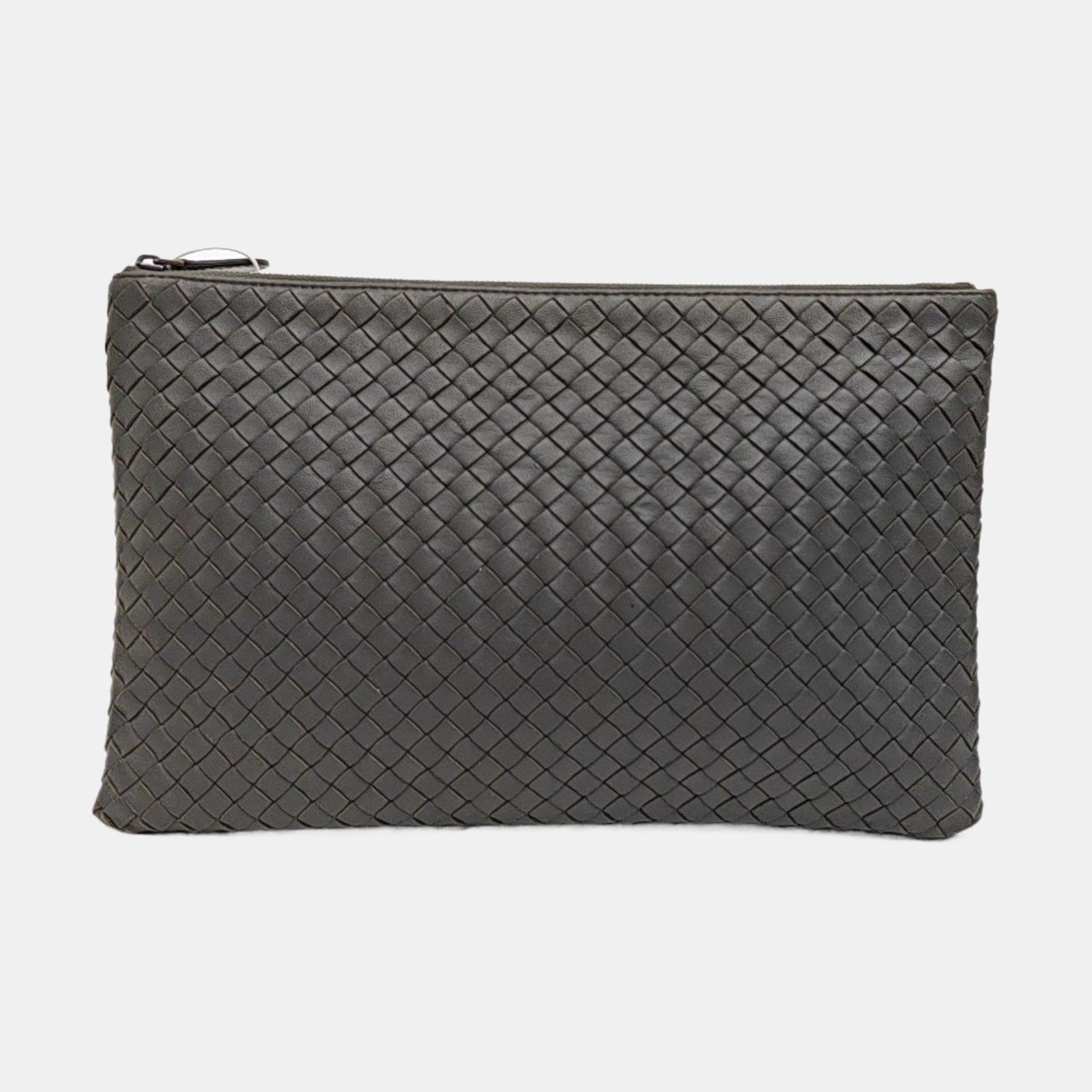 Lambskin Clutch Gray