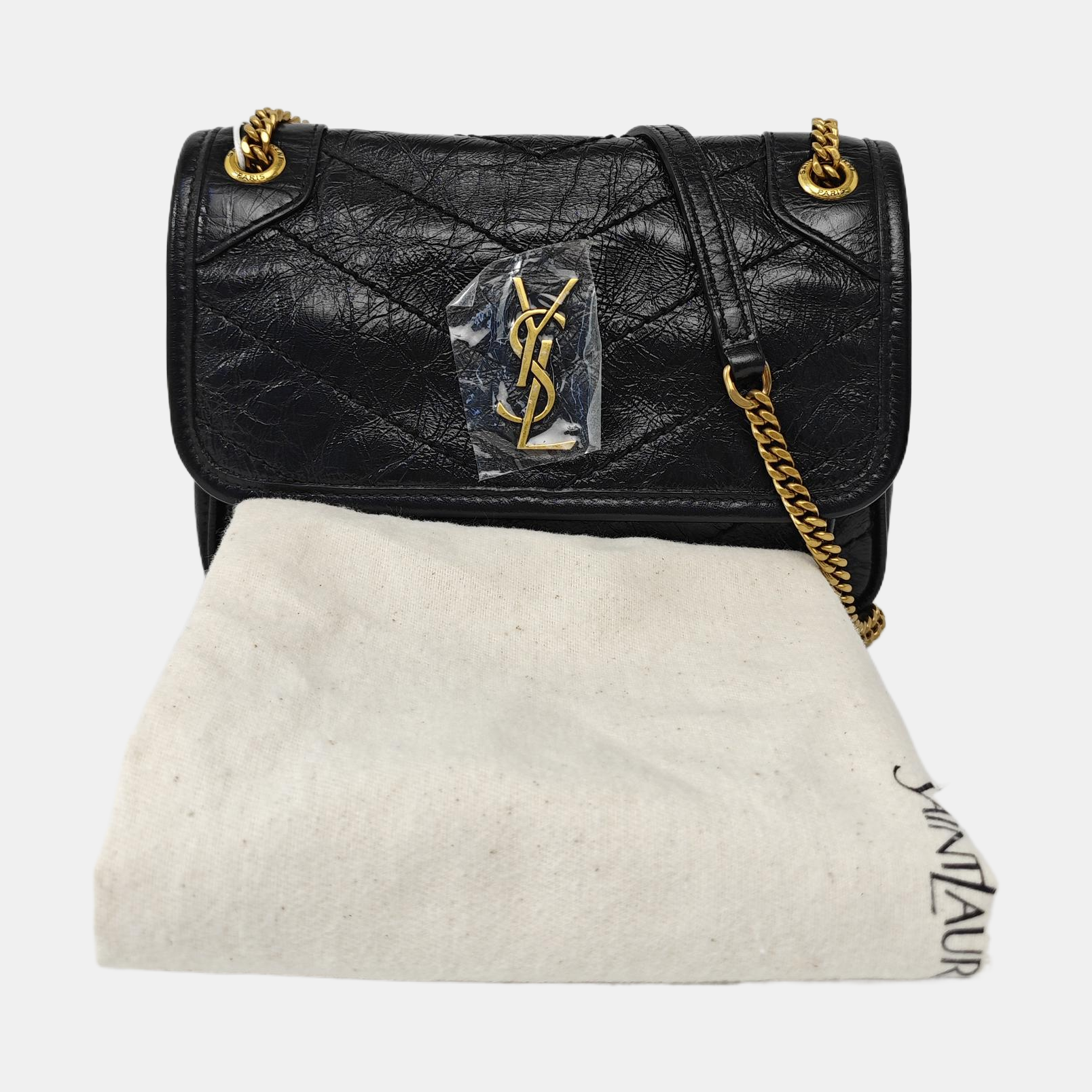NIKI Mini Quilted Calfskin Black