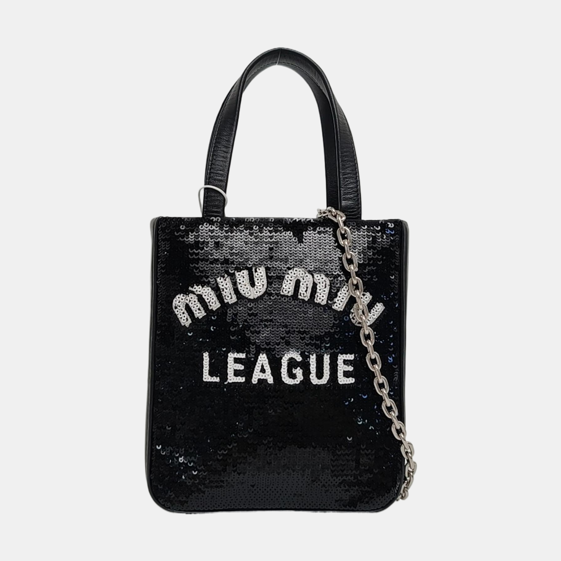 Sequins Tote Bag Black