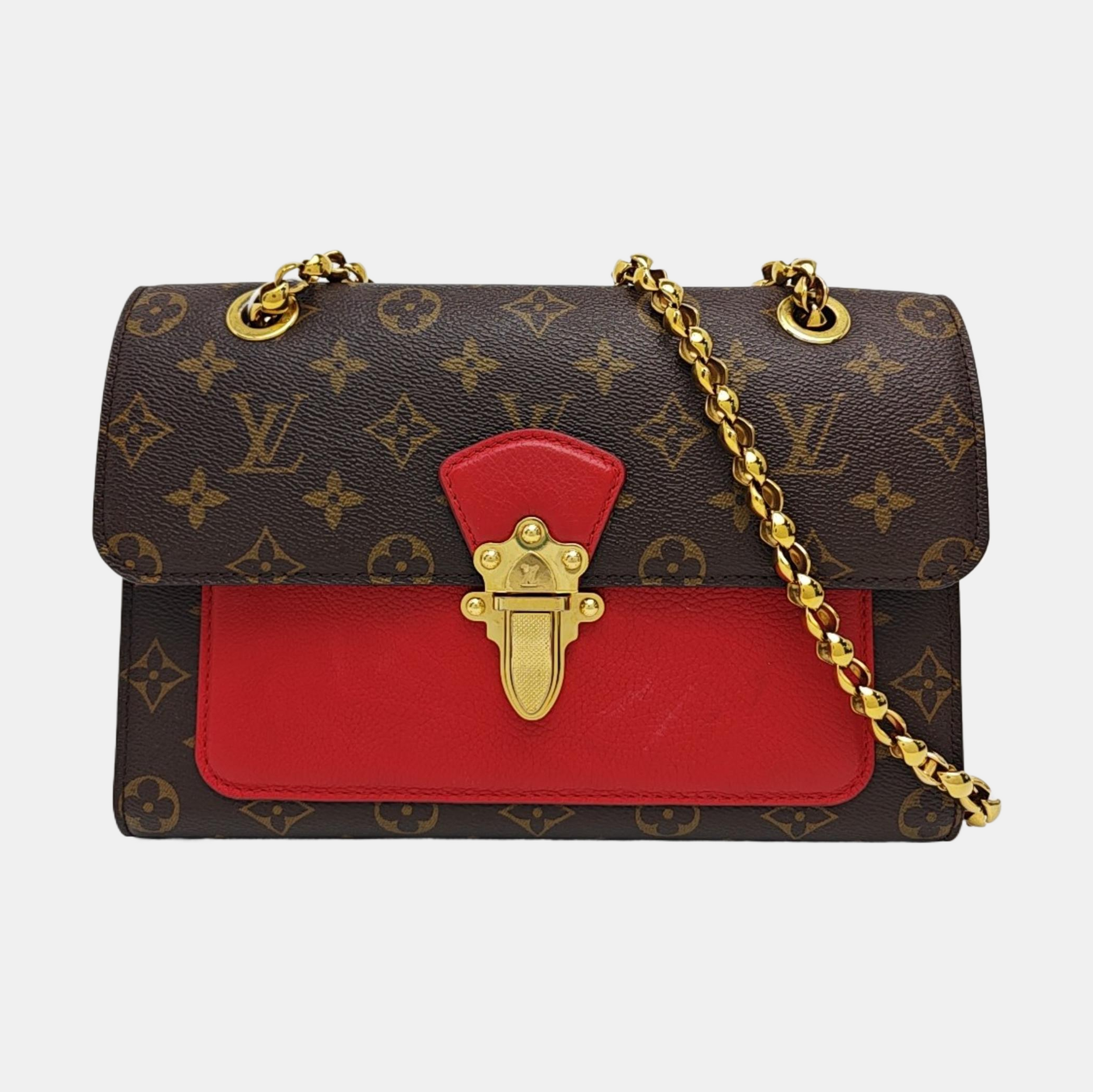 VICTOIRE Monogram Coated Canvas Brown