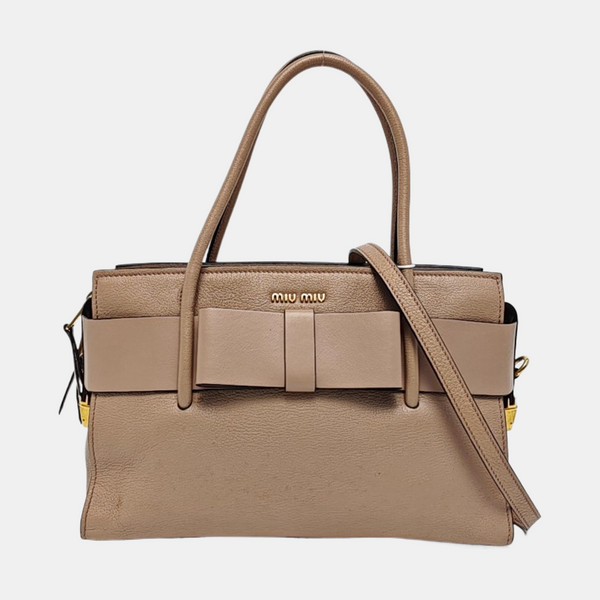 Calfskin Tote Bag Brown