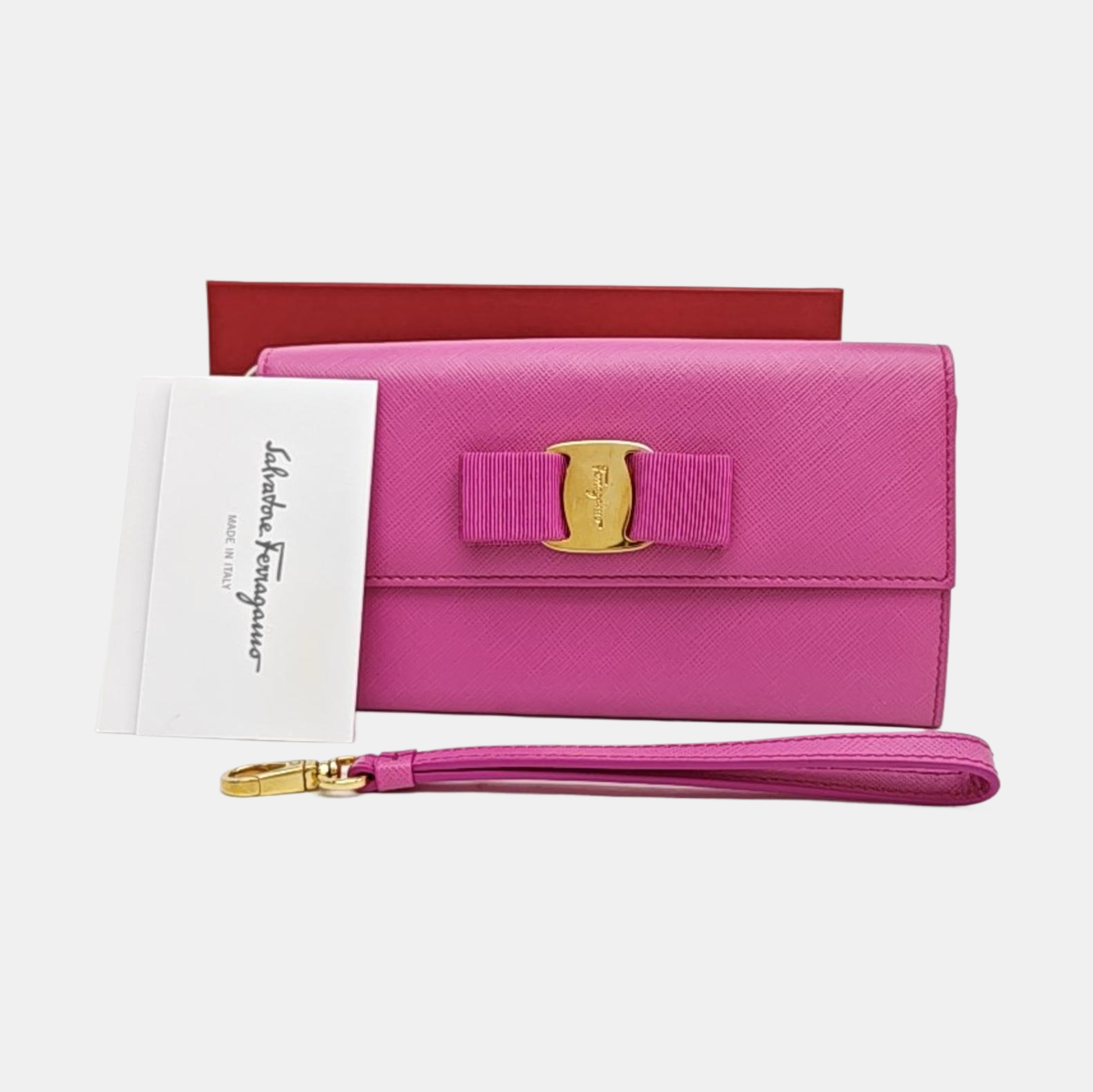 Ginny Calfskin Red Wallet