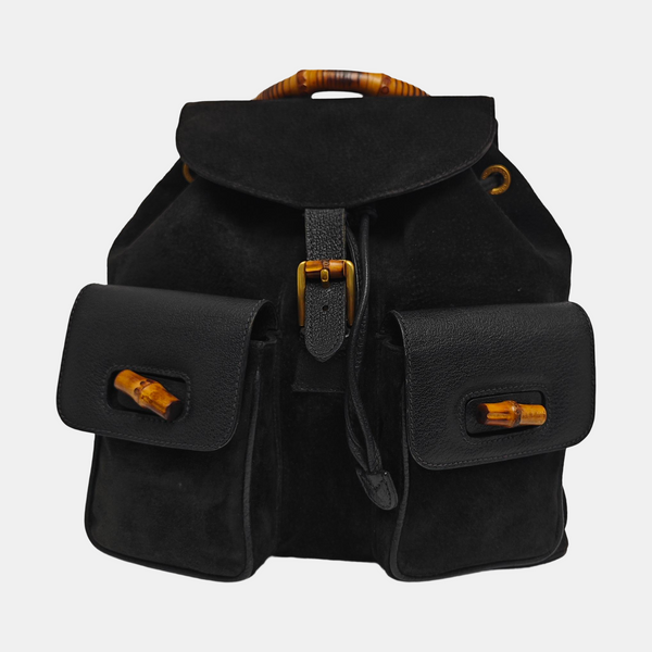 Bamboo 1947 Medium Suede Black
