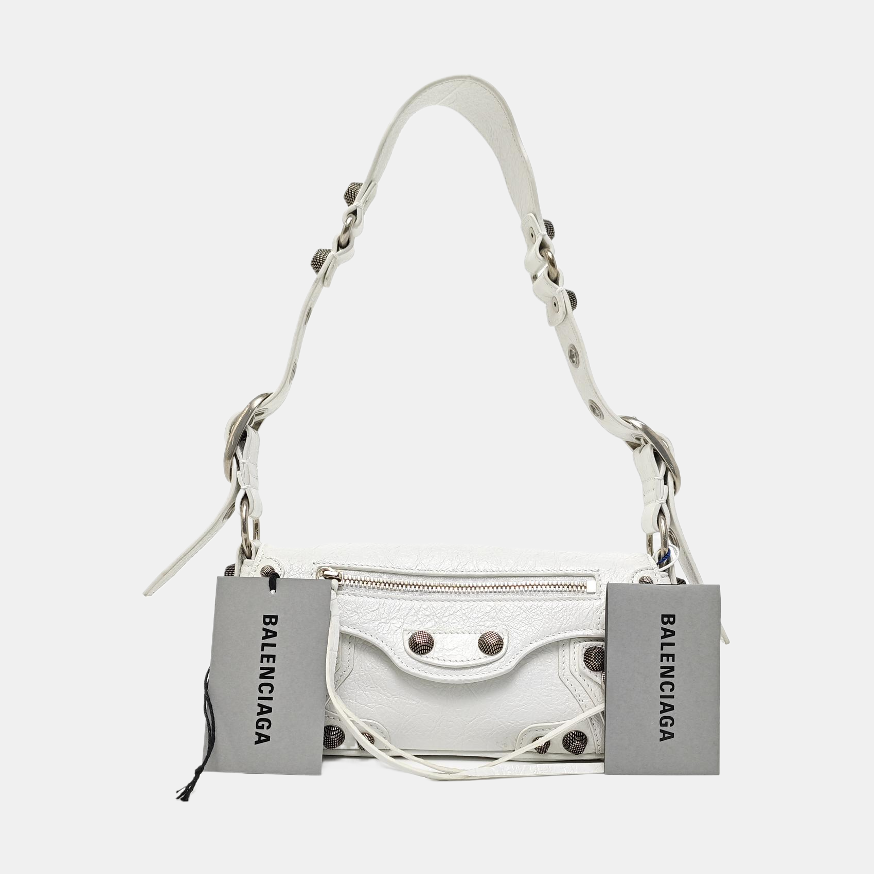 Le Cagole Mini Lambskin White