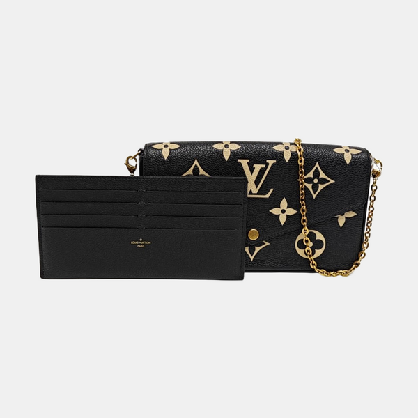 FÉLICIE Monogram Calfskin Black