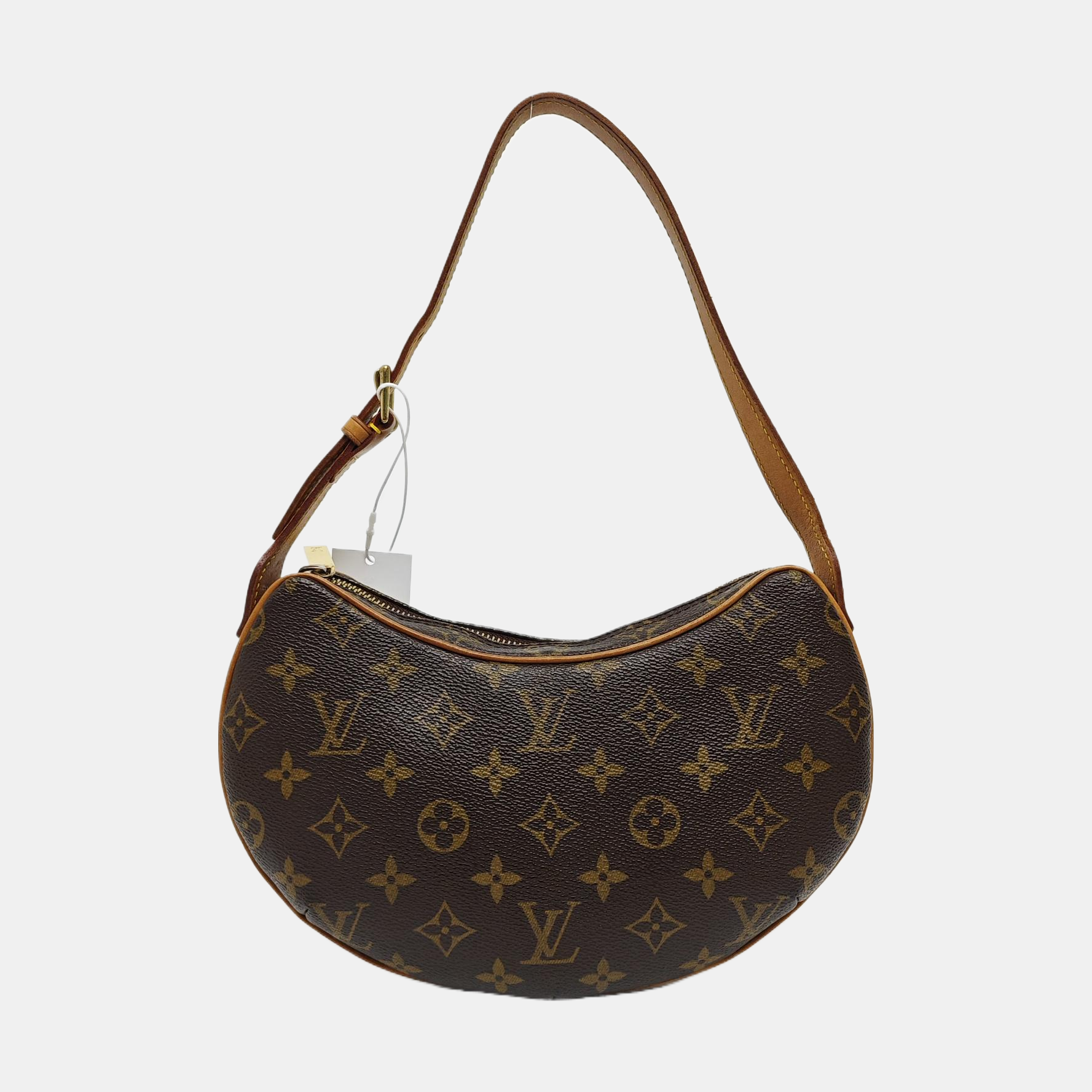 CROISSANT PM Monogram Coated Canvas Brown