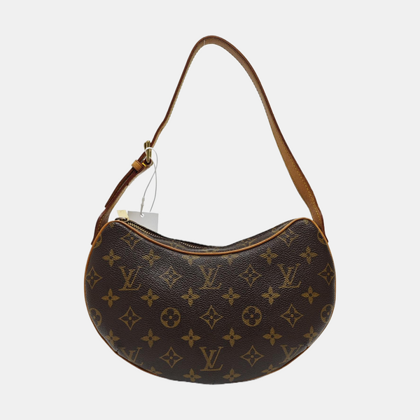 CROISSANT PM Monogram Coated Canvas Brown