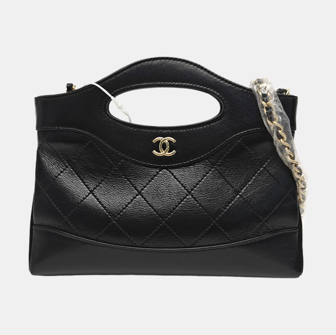 CHANEL 31 Nano Quilted Calfskin Black