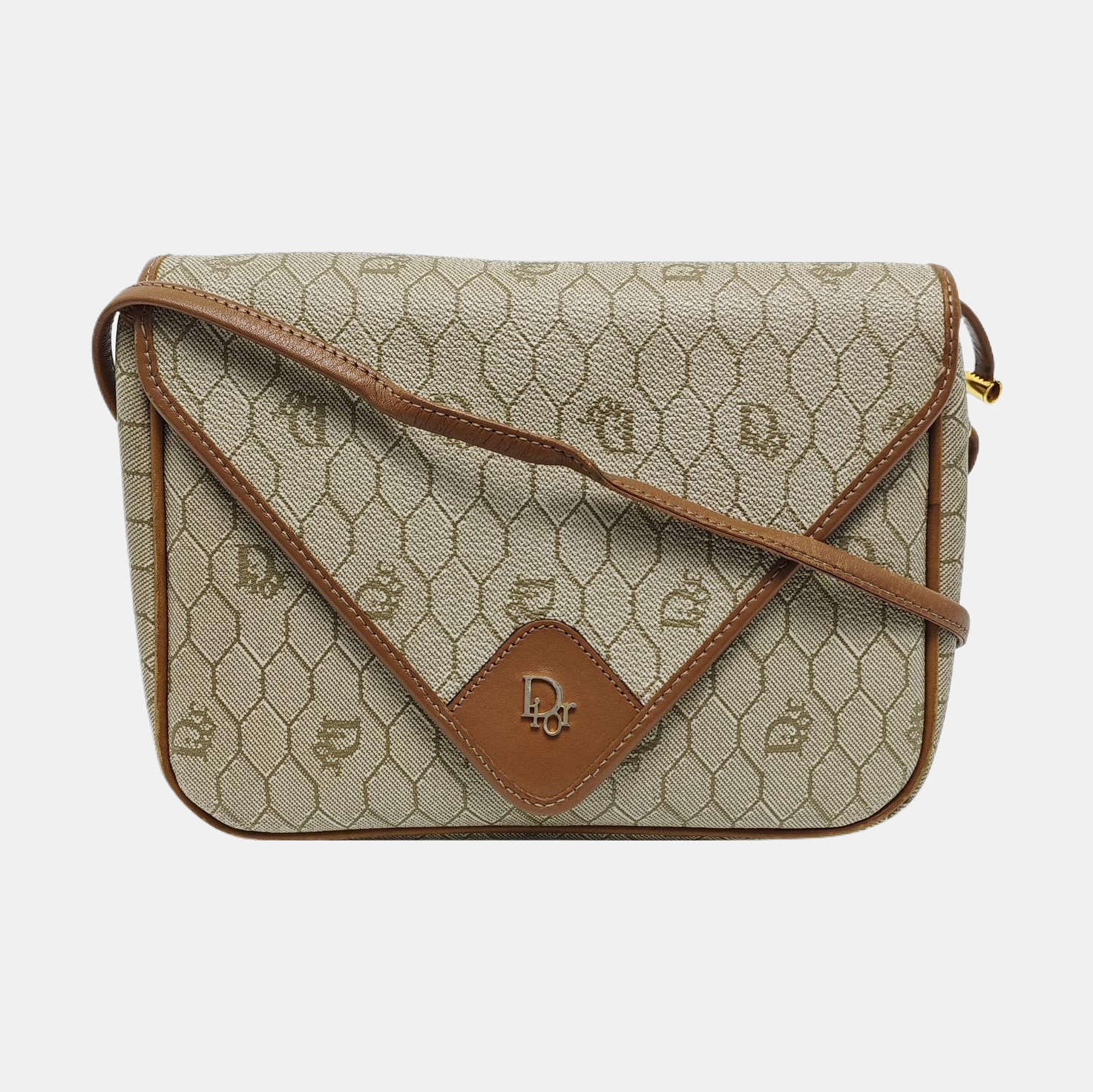 Vintage Honeycomb Coated Canvas Beige