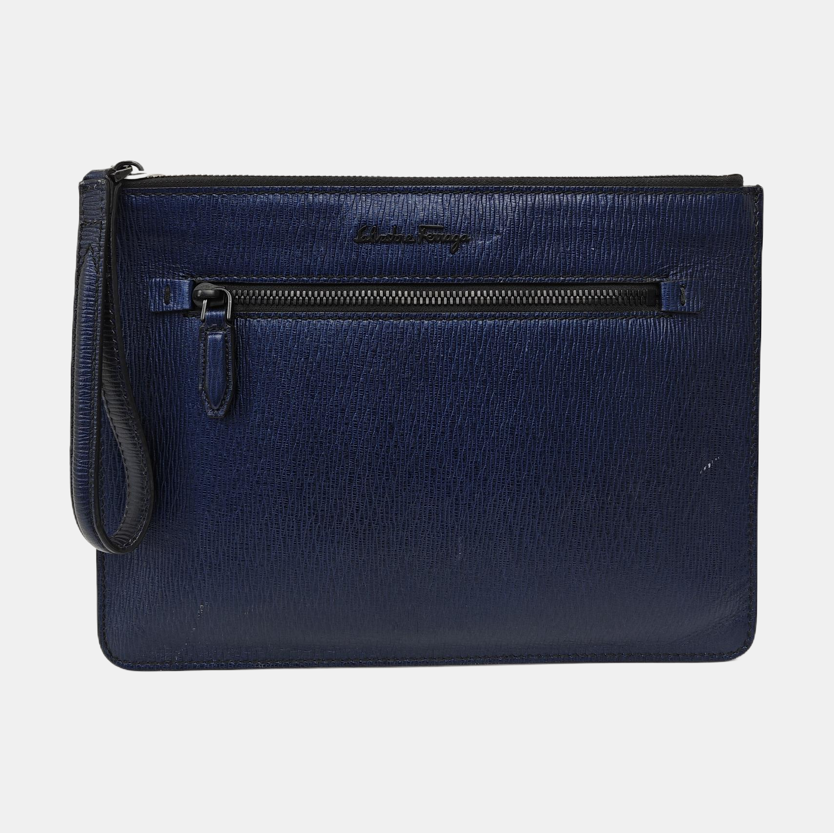 Calfskin Clutch Blue
