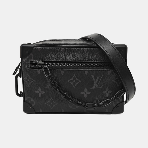 SOFT TRUNK Mini Monogram Coated Canvas Black