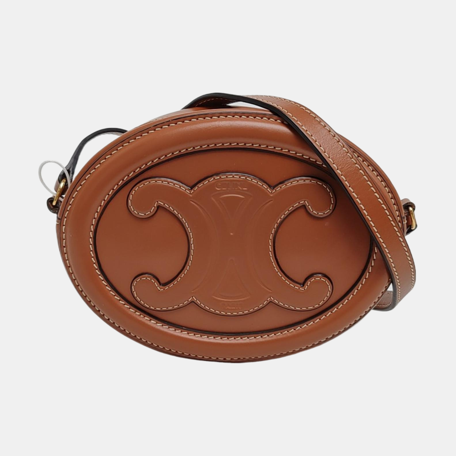 Authenticated pre-owned  TRIOMPHE Small Calfskin Brown - Crossbody Bag at Looply