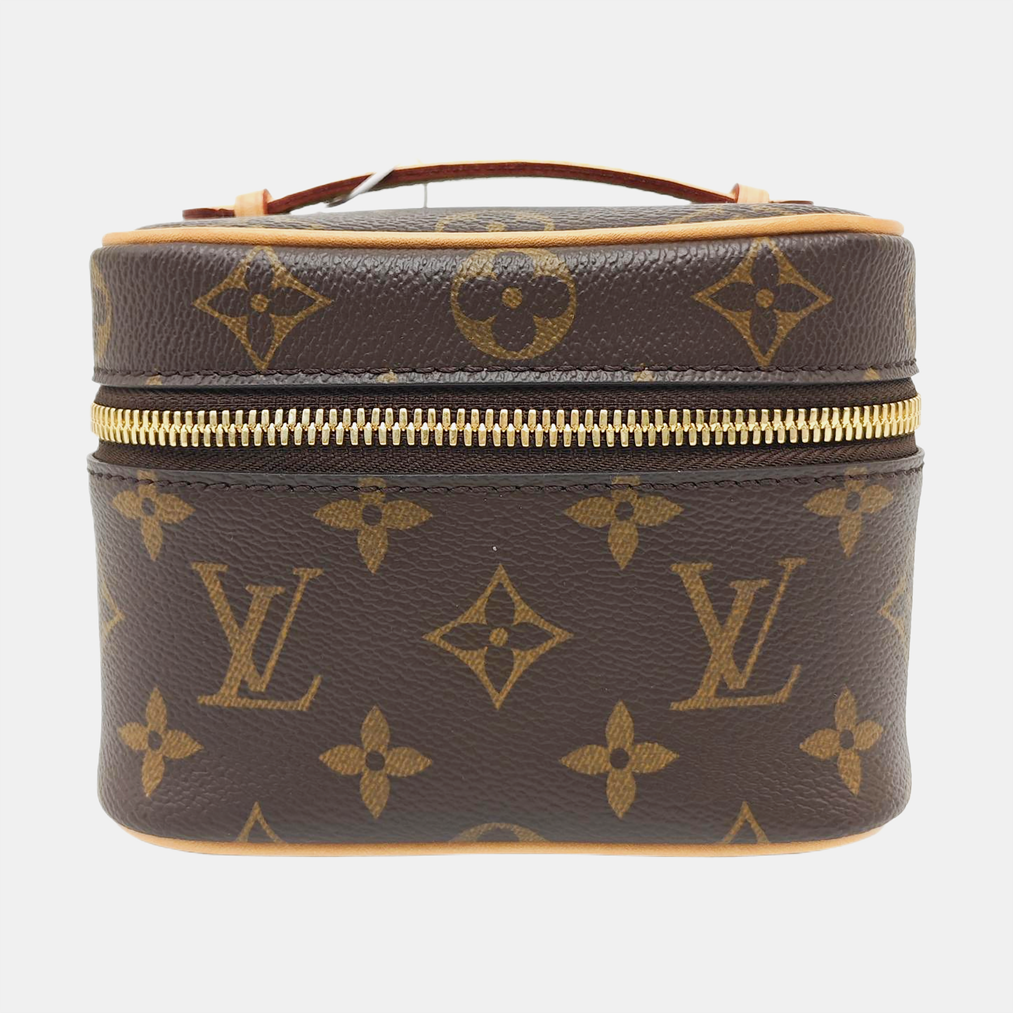 NICE Super Mini Monogram Coated Canvas Brown