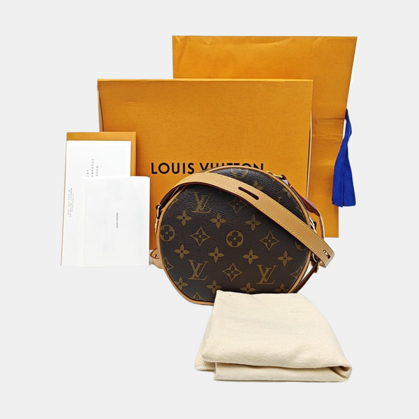 BOITE CHAPEAU PM Monogram Coated Canvas Brown