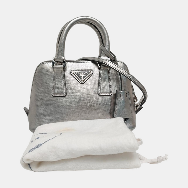Promenade Mini Calfskin Silver