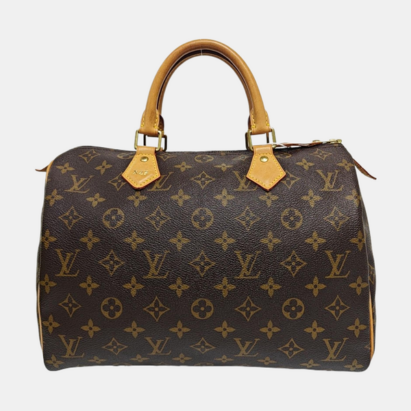 SPEEDY 30 Lona revestida Monogram marrón