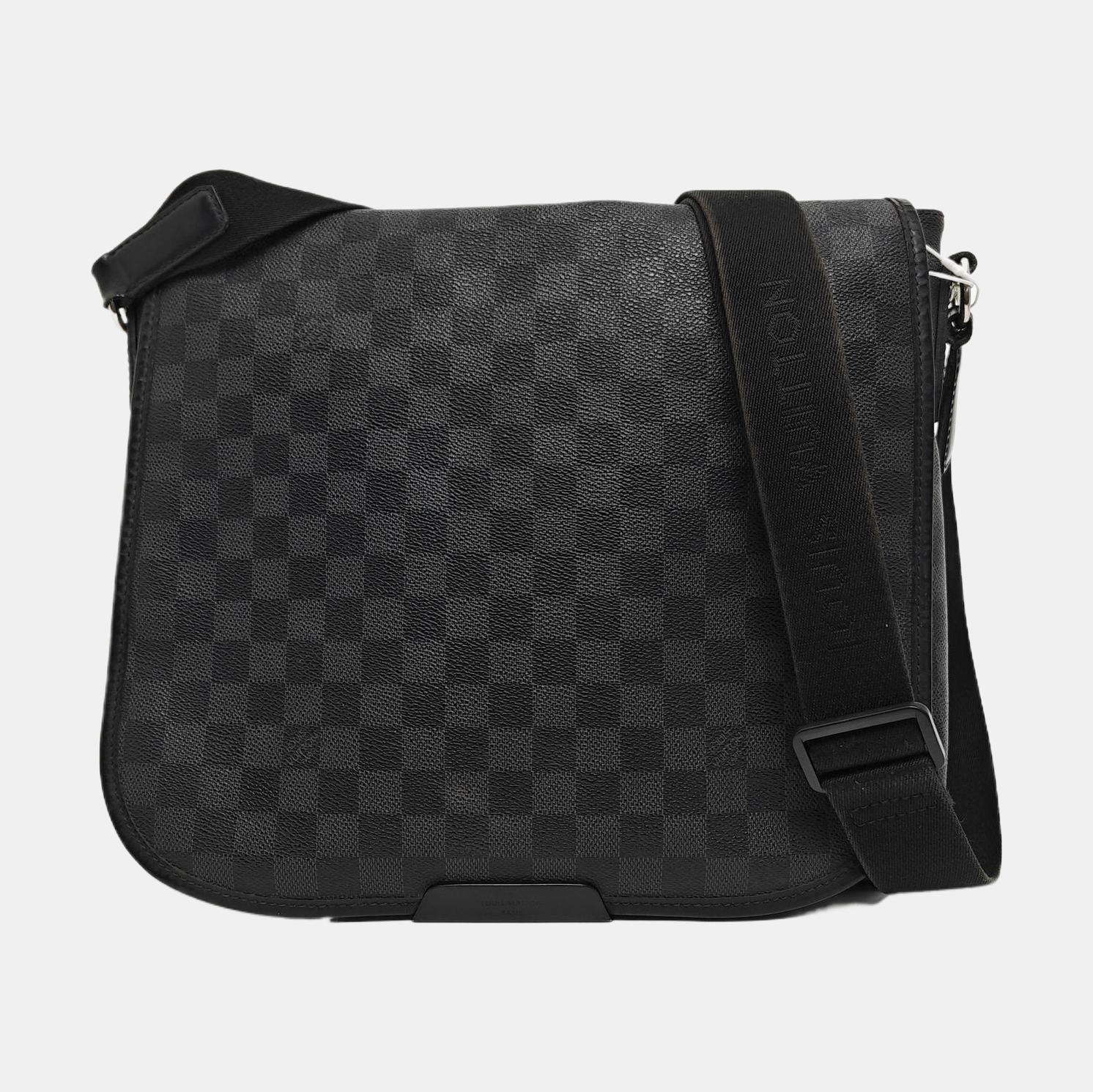 DANIEL Damier Graphite Coated Canvas Gray
