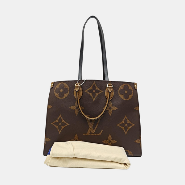 ONTHEGO GM Monogram Coated Canvas Brown