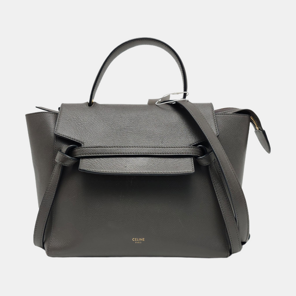 BELT Micro Calfskin Gray