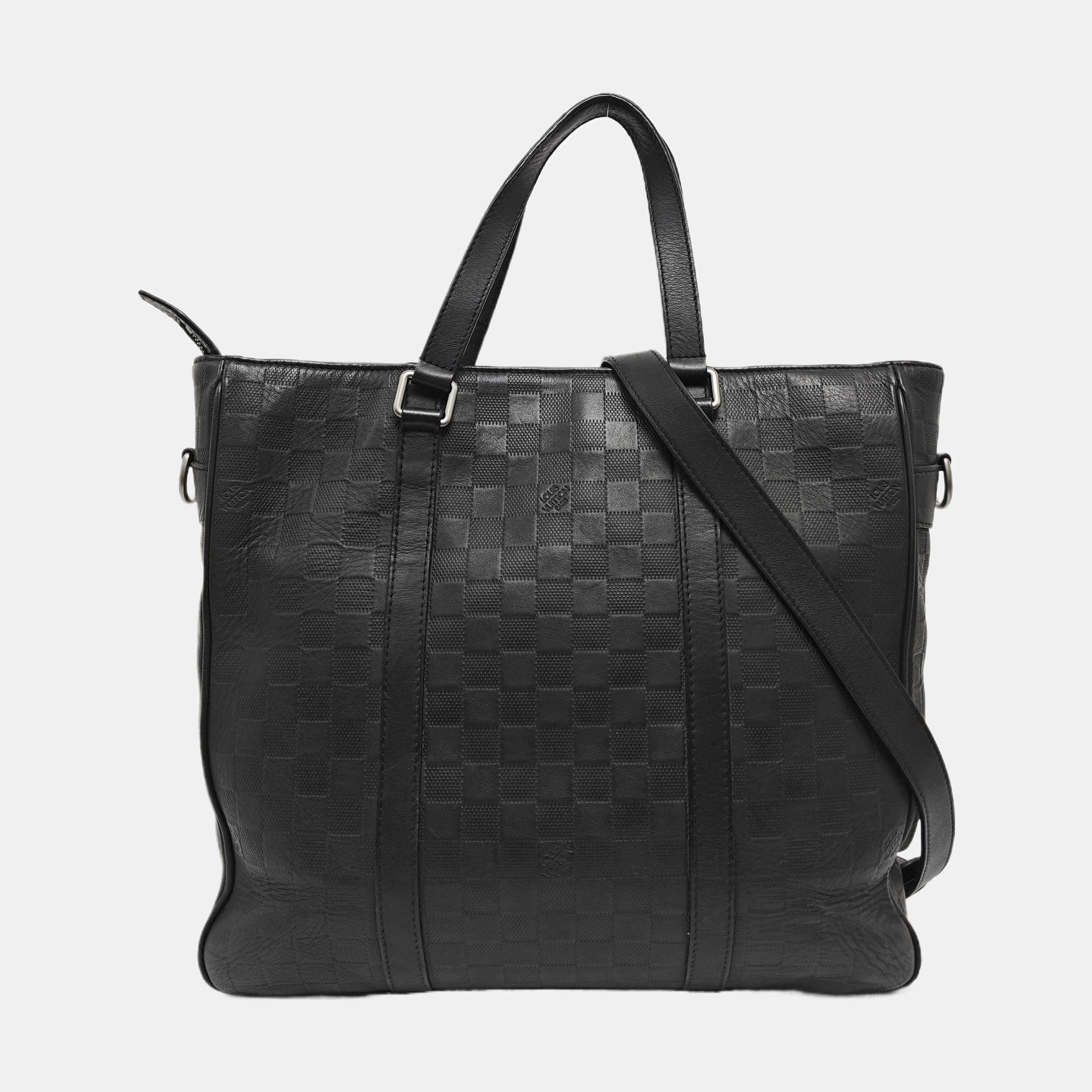 TADAO PM Damier Graphite Calfskin Black