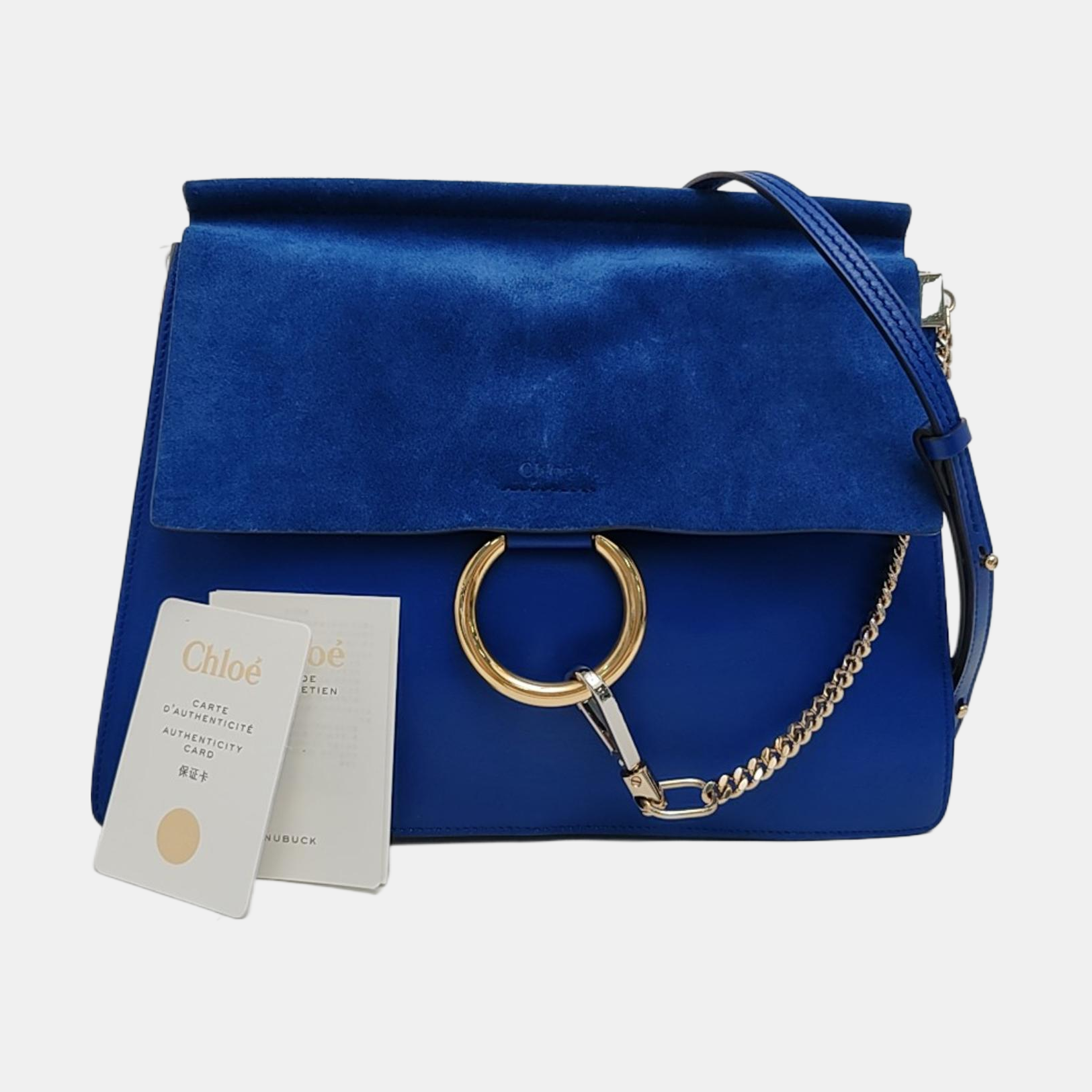 Faye Medium Calfskin Blue