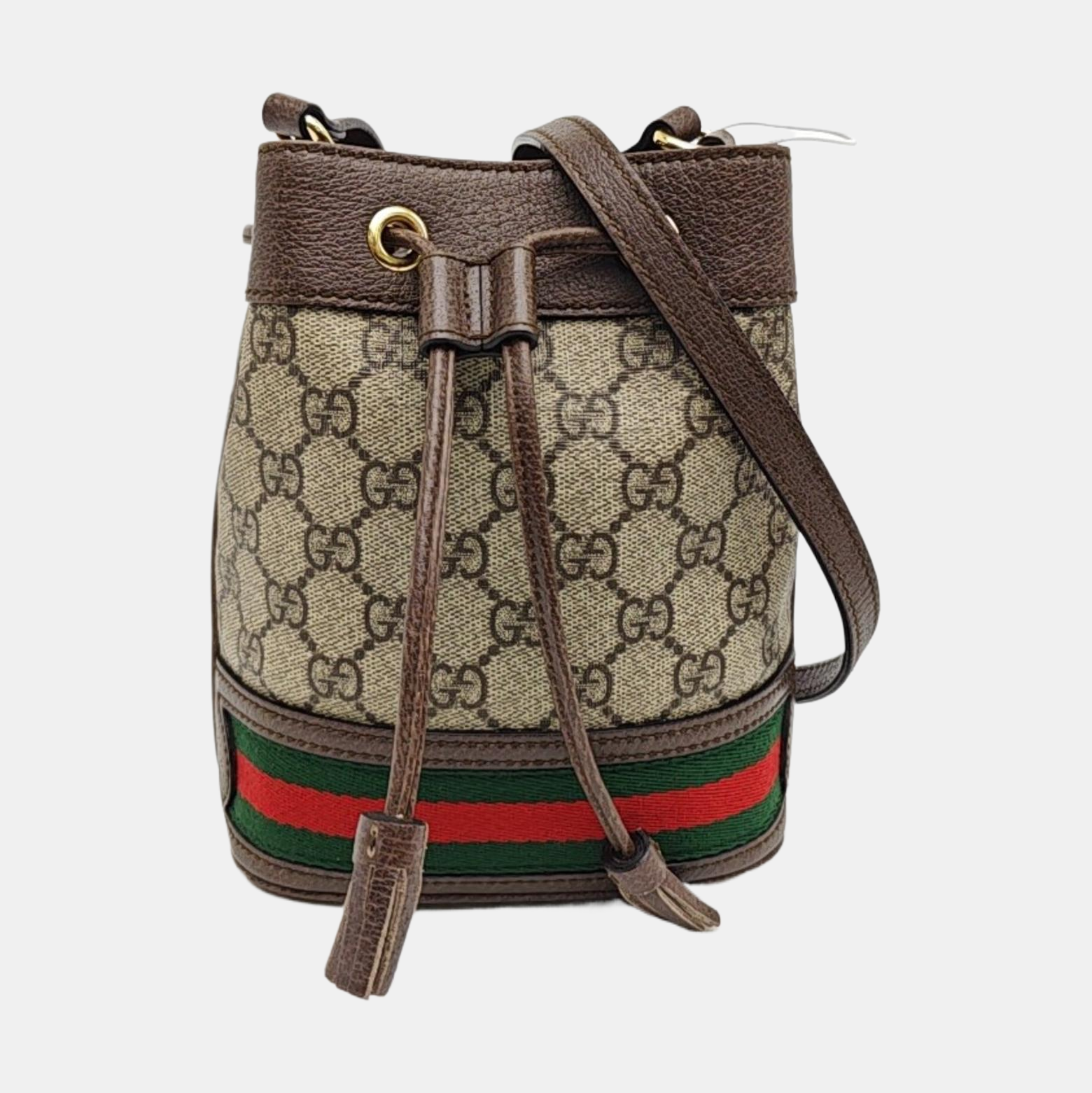 Ophidia Mini Monogram Coated Canvas Beige