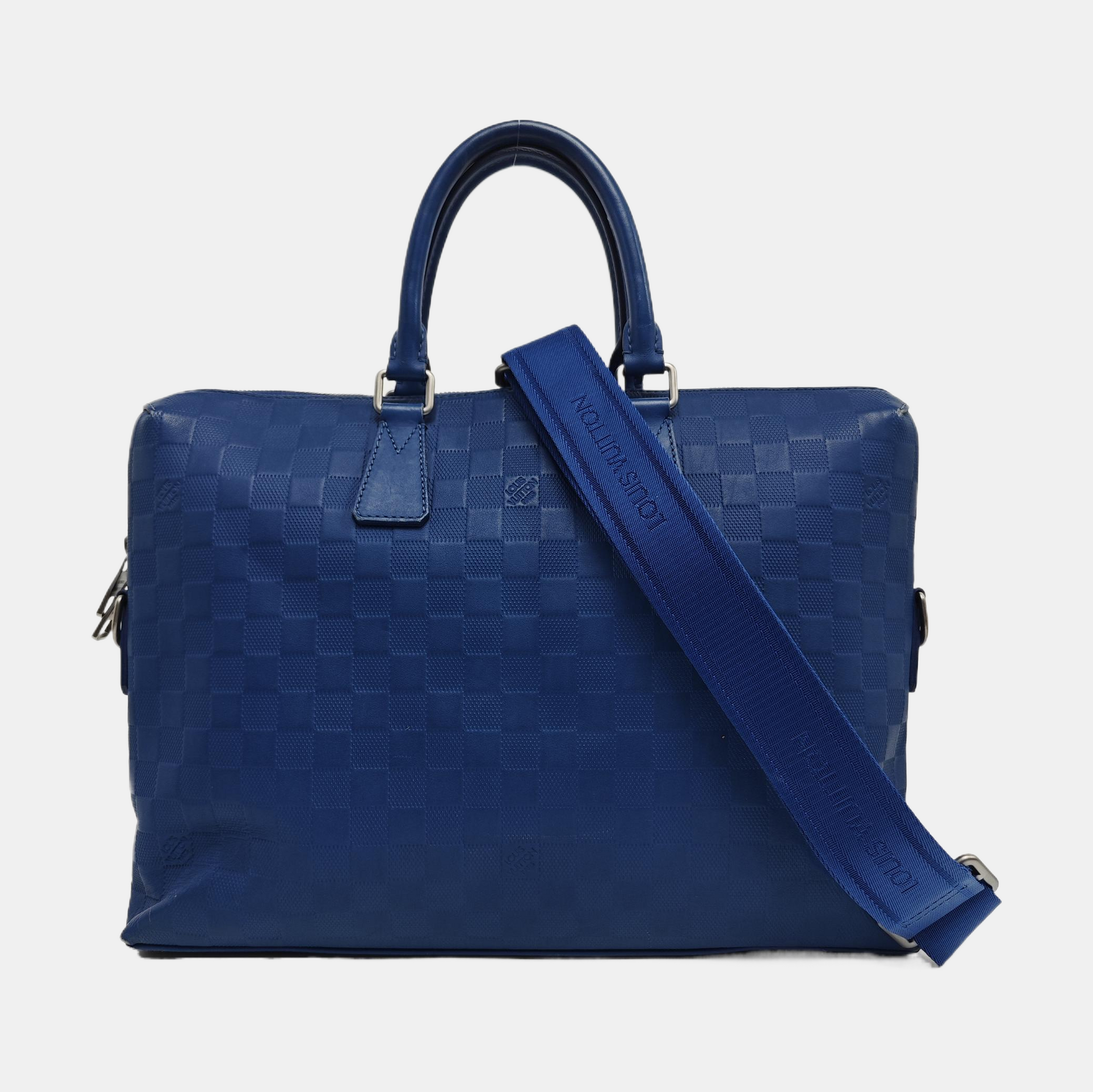 PORTE-DOCUMENTS Damier Calfskin Blue