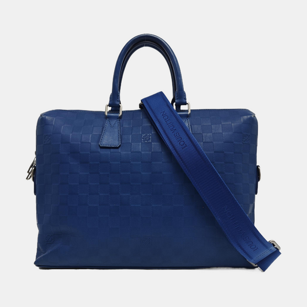 PORTE-DOCUMENTS Damier Calfskin Blue